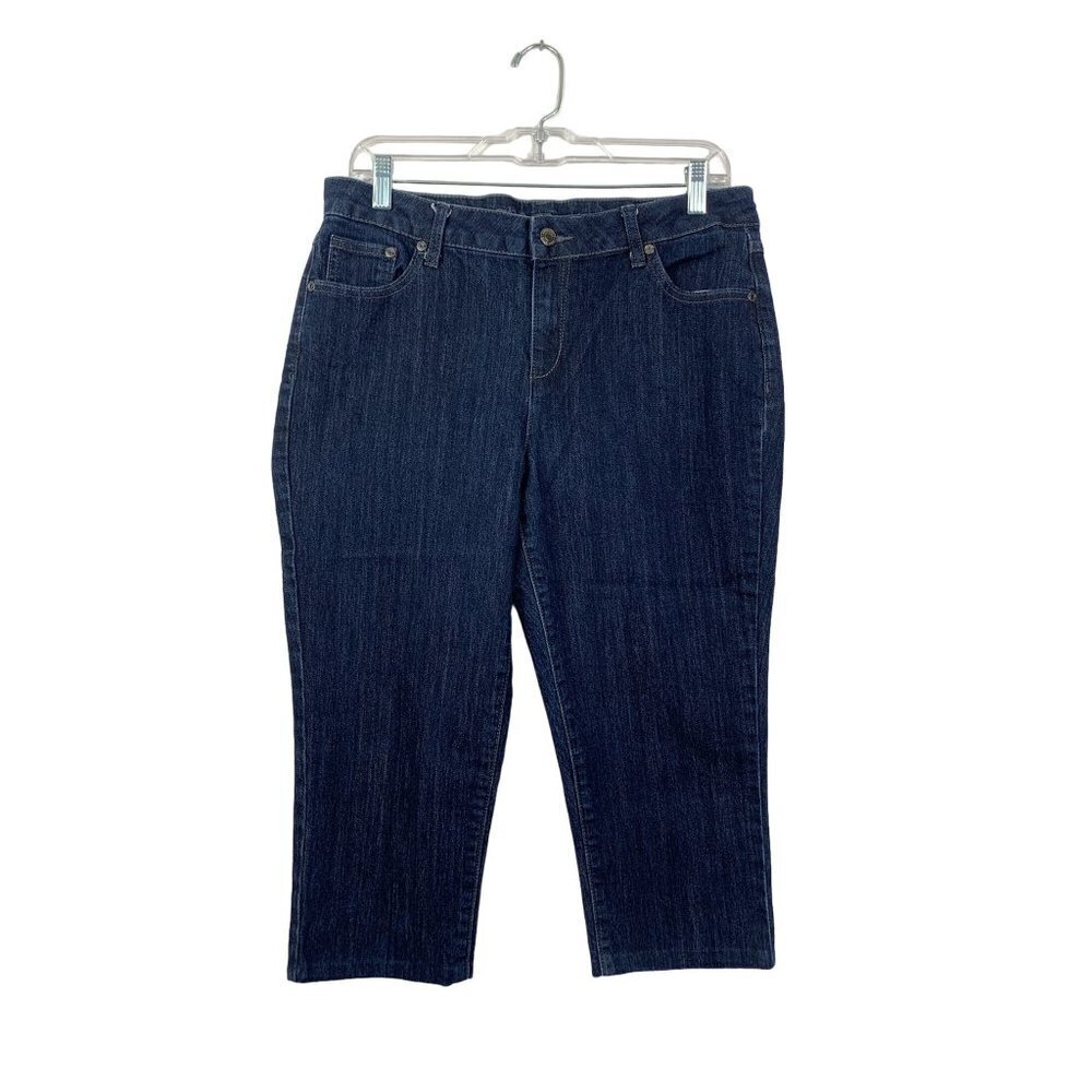 Cato Premium Women's Dark Denim Capri